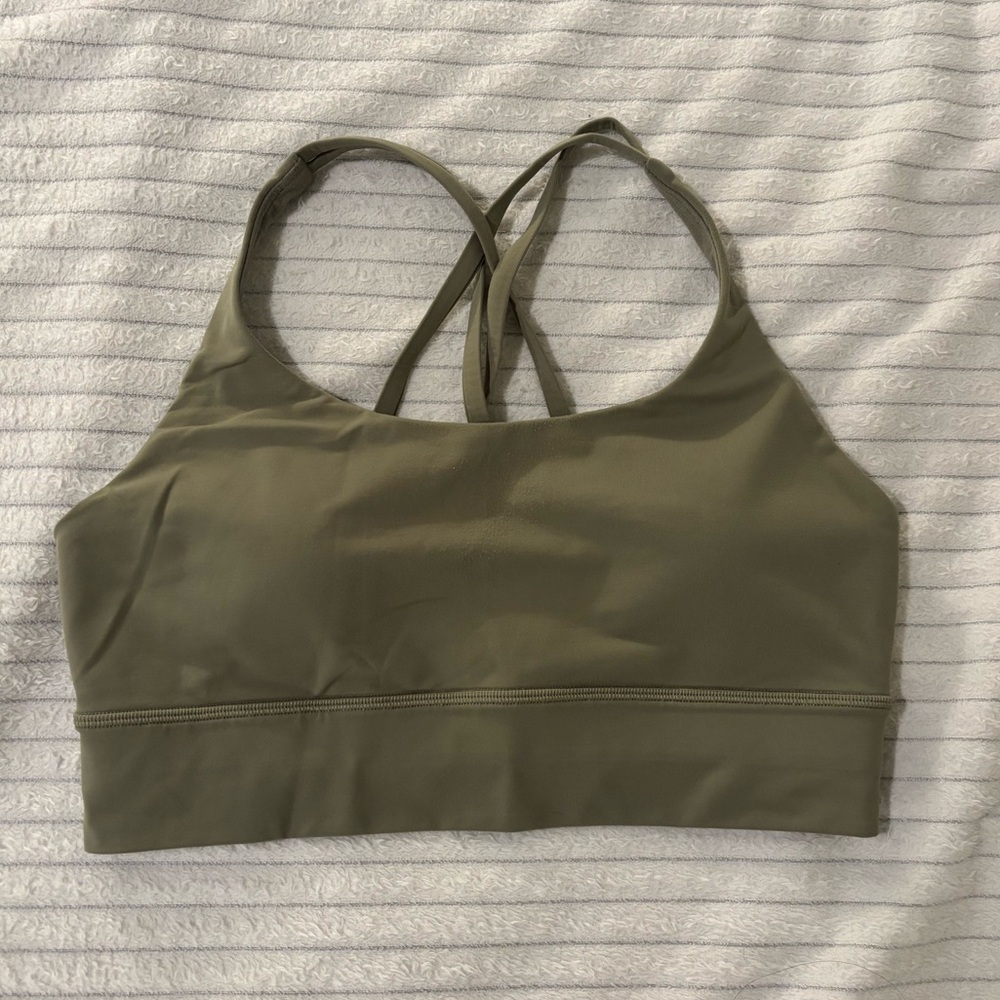 Lululemon Energy Bra Long Line - Medium Support, B–D Cup - size 10